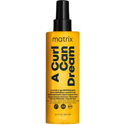 shop Matrix A Curl Can Dream Scrunch N' Go Defining Spray 250 ml af Matrix - online shopping tilbud rabat hos shoppetur.dk