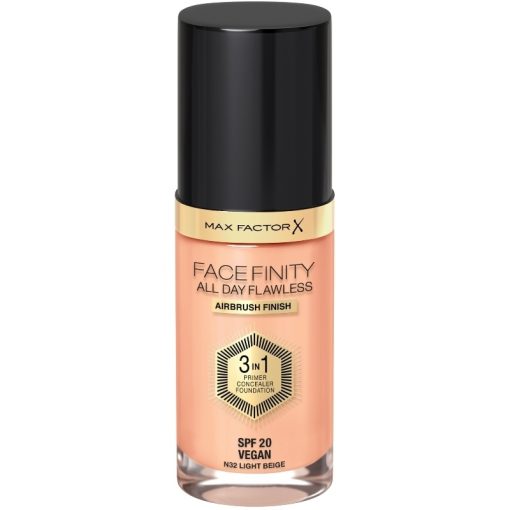 shop Max Factor Facefinity 3-In-1 Foundation SPF20 30 ml - N32 Light Beige af Max Factor - online shopping tilbud rabat hos shoppetur.dk