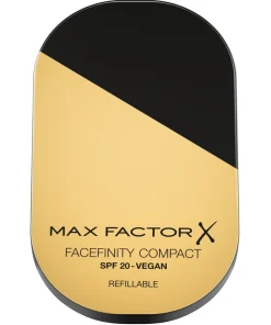 shop Max Factor Facefinity Compact Refillable - 001 Porcelain af Max Factor - online shopping tilbud rabat hos shoppetur.dk