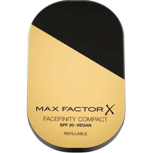 shop Max Factor Facefinity Compact Refillable - 001 Porcelain af Max Factor - online shopping tilbud rabat hos shoppetur.dk