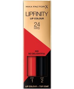 shop Max Factor Lipfinity 2-step Long Lasting Lipstick 2.3 ml + 1.9 g - 026 Delightful af Max Factor - online shopping tilbud rabat hos shoppetur.dk