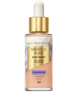 shop Max Factor Miracle Pure 2in1 Skin Reset Serum Foundation 30 ml - 10-30 Fair af Max Factor - online shopping tilbud rabat hos shoppetur.dk