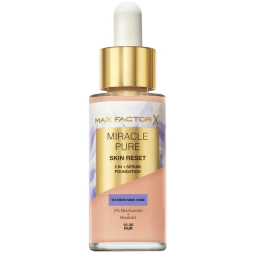 shop Max Factor Miracle Pure 2in1 Skin Reset Serum Foundation 30 ml - 10-30 Fair af Max Factor - online shopping tilbud rabat hos shoppetur.dk