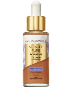 shop Max Factor Miracle Pure 2in1 Skin Reset Serum Foundation 30 ml - 85-90 Medium to Deep af Max Factor - online shopping tilbud rabat hos shoppetur.dk