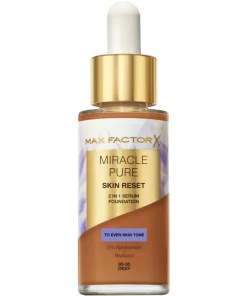 shop Max Factor Miracle Pure 2in1 Skin Reset Serum Foundation 30 ml - 90-95 Deep af Max Factor - online shopping tilbud rabat hos shoppetur.dk