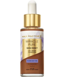 shop Max Factor Miracle Pure 2in1 Skin Reset Serum Foundation 30 ml - 95-100 Deep to Very Deep af Max Factor - online shopping tilbud rabat hos shoppetur.dk