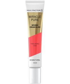 shop Max Factor Miracle Pure Infused Cream Blush 15 ml - 02 Sunlit Coral af Max Factor - online shopping tilbud rabat hos shoppetur.dk