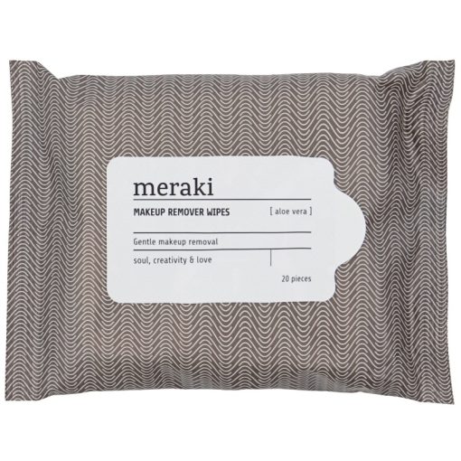 shop Meraki Makeup Remover Wipes Aloe Vera - 20 pcs af Meraki - online shopping tilbud rabat hos shoppetur.dk