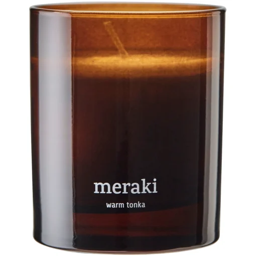 shop Meraki Scented Candle 200 gr. - Warm Tonka af Meraki - online shopping tilbud rabat hos shoppetur.dk