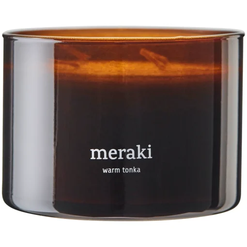 shop Meraki Scented Candle 340 gr. - Warm Tonka af Meraki - online shopping tilbud rabat hos shoppetur.dk