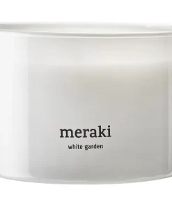 shop Meraki Scented Candle 340 gr. - White Garden af Meraki - online shopping tilbud rabat hos shoppetur.dk