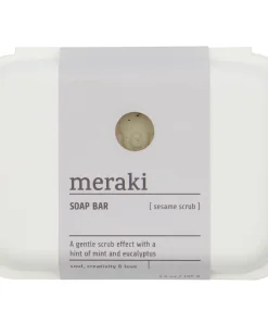 shop Meraki Soap Bar 100 gr. - Sesame Scrub af Meraki - online shopping tilbud rabat hos shoppetur.dk