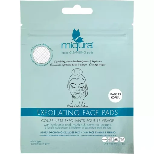 shop Miqura Exfoliating Facial Pads 7 Pieces af Miqura - online shopping tilbud rabat hos shoppetur.dk