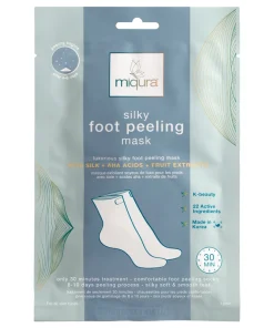 shop Miqura Silky Foot Peeling Mask 1 Piece af Miqura - online shopping tilbud rabat hos shoppetur.dk