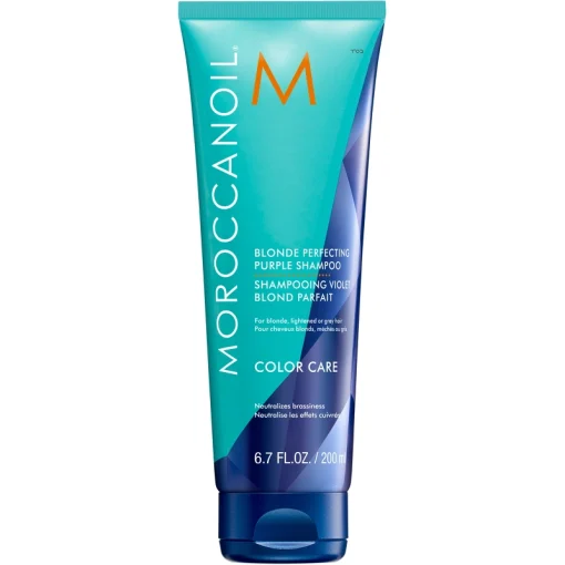 shop Moroccanoil Blonde Perfecting Purple Shampoo 200 ml af Moroccanoil - online shopping tilbud rabat hos shoppetur.dk