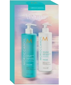 shop Moroccanoil Duo Box Extra Volume Shampoo + Conditioner 500 ml (Limited Edition) af Moroccanoil - online shopping tilbud rabat hos shoppetur.dk