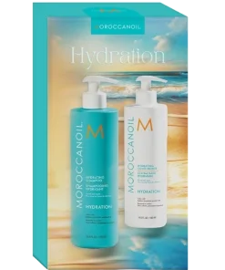 shop Moroccanoil Duo Box Hydrating Shampoo + Conditioner 500 ml (Limited Edition) af Moroccanoil - online shopping tilbud rabat hos shoppetur.dk