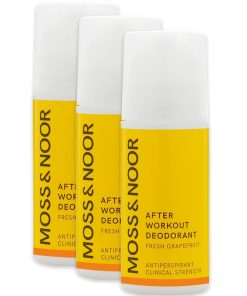 shop Moss & Noor After Workout Deodorant 3 Pack - Fresh Grapefruit af Moss & Noor - online shopping tilbud rabat hos shoppetur.dk