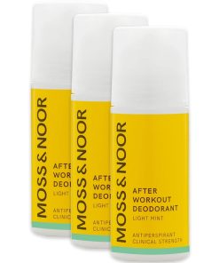 shop Moss & Noor After Workout Deodorant 3 Pack - Light Mint af Moss & Noor - online shopping tilbud rabat hos shoppetur.dk