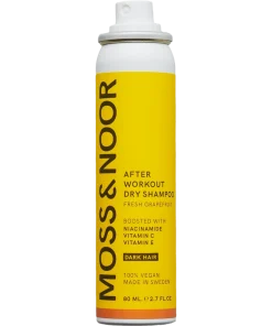 shop Moss & Noor After Workout Dry Shampoo Dark Hair Pocket Size 80 ml af Moss & Noor - online shopping tilbud rabat hos shoppetur.dk