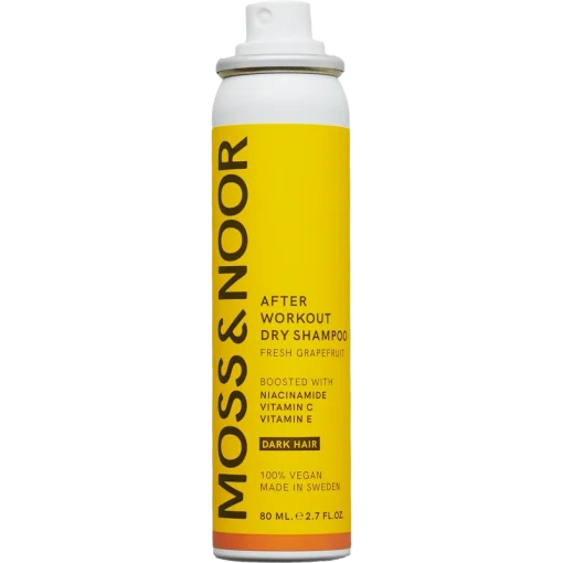 shop Moss & Noor After Workout Dry Shampoo Dark Hair Pocket Size 80 ml af Moss & Noor - online shopping tilbud rabat hos shoppetur.dk