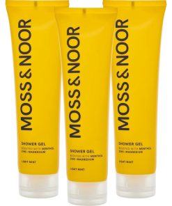 shop Moss & Noor After Workout Shower Gel 3 Pack - Light Mint af Moss & Noor - online shopping tilbud rabat hos shoppetur.dk