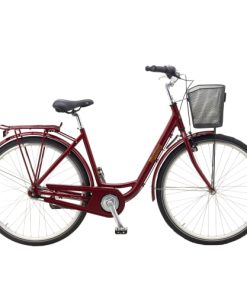 shop Mustang Margrethe 28" damecykel med 7 gear - Ruby red af mustang - online shopping tilbud rabat hos shoppetur.dk