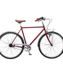 shop Mustang Vintage Classic 28" herrecykel med 7 gear - Wine Red af mustang - online shopping tilbud rabat hos shoppetur.dk