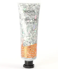 shop NICMA Styling Glitter Gel 35 ml - Silver af NICMA Styling - online shopping tilbud rabat hos shoppetur.dk