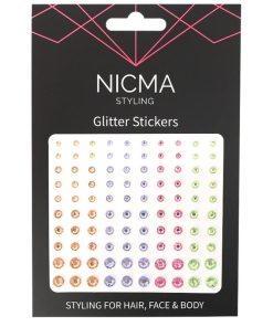 shop NICMA Styling Glitter Stickers - Rainbow af NICMA Styling - online shopping tilbud rabat hos shoppetur.dk