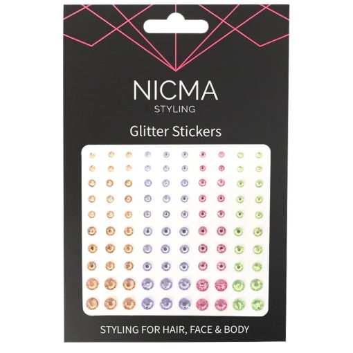 shop NICMA Styling Glitter Stickers - Rainbow af NICMA Styling - online shopping tilbud rabat hos shoppetur.dk