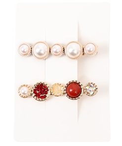 shop NICMA Styling Rhinestone Pins 2-pack af NICMA Styling - online shopping tilbud rabat hos shoppetur.dk