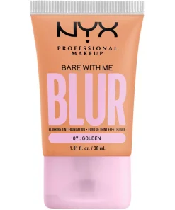 shop NYX Prof. Makeup Bare With Me Blur Tint Foundation 30 ml - 07 Golden af NYX Professional Makeup - online shopping tilbud rabat hos shoppetur.dk