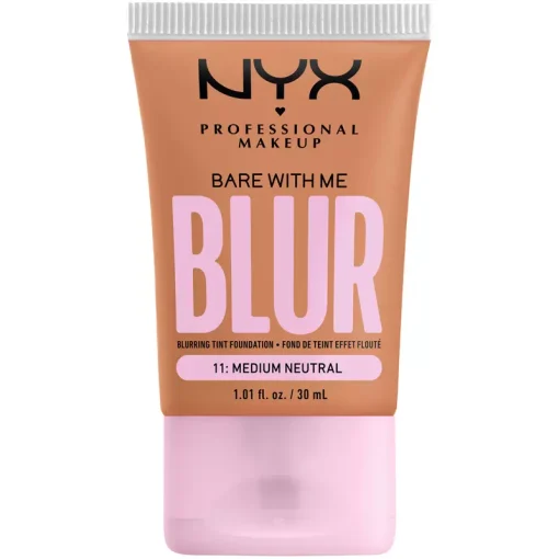 shop NYX Prof. Makeup Bare With Me Blur Tint Foundation 30 ml - 11 Medium Neutral af NYX Professional Makeup - online shopping tilbud rabat hos shoppetur.dk