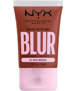 shop NYX Prof. Makeup Bare With Me Blur Tint Foundation 30 ml - 20 Deep Bronze af NYX Professional Makeup - online shopping tilbud rabat hos shoppetur.dk