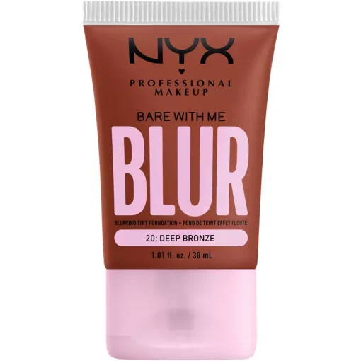 shop NYX Prof. Makeup Bare With Me Blur Tint Foundation 30 ml - 20 Deep Bronze af NYX Professional Makeup - online shopping tilbud rabat hos shoppetur.dk