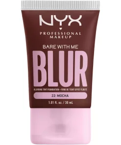 shop NYX Prof. Makeup Bare With Me Blur Tint Foundation 30 ml - 22 Mocha af NYX Professional Makeup - online shopping tilbud rabat hos shoppetur.dk