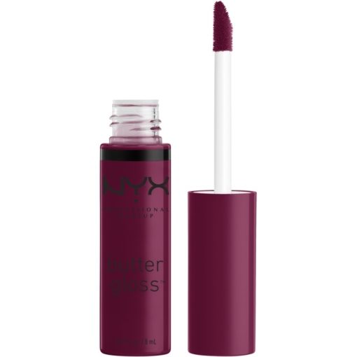 shop NYX Prof. Makeup Butter Gloss 8 ml - Cranberry Pie af NYX Professional Makeup - online shopping tilbud rabat hos shoppetur.dk