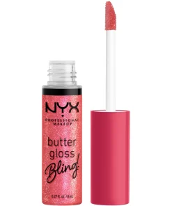 shop NYX Prof. Makeup Butter Gloss Bling 8 ml - 05 She Got Money af NYX Professional Makeup - online shopping tilbud rabat hos shoppetur.dk