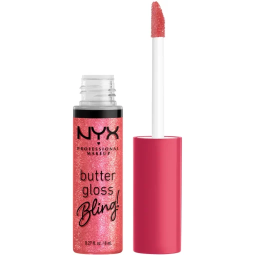 shop NYX Prof. Makeup Butter Gloss Bling 8 ml - 05 She Got Money af NYX Professional Makeup - online shopping tilbud rabat hos shoppetur.dk