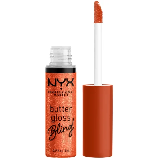 shop NYX Prof. Makeup Butter Gloss Bling 8 ml - 06 Shimmer Down af NYX Professional Makeup - online shopping tilbud rabat hos shoppetur.dk