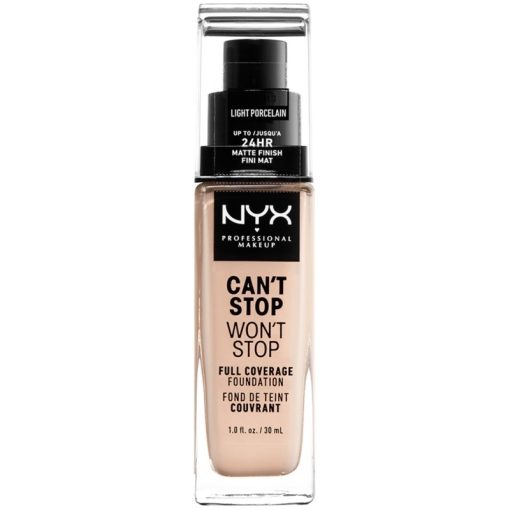 shop NYX Prof. Makeup Can't Stop Won't Stop Foundation 30 ml - Light Porcelain af NYX Professional Makeup - online shopping tilbud rabat hos shoppetur.dk