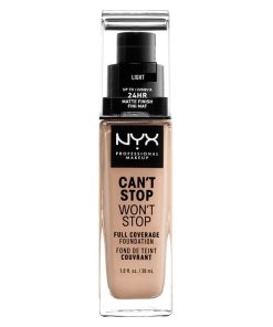 shop NYX Prof. Makeup Can't Stop Won't Stop Foundation 30 ml - Light af NYX Professional Makeup - online shopping tilbud rabat hos shoppetur.dk