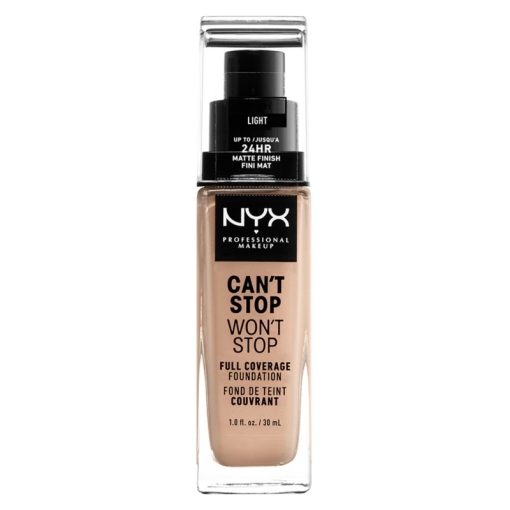 shop NYX Prof. Makeup Can't Stop Won't Stop Foundation 30 ml - Light af NYX Professional Makeup - online shopping tilbud rabat hos shoppetur.dk