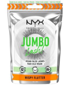 shop NYX Prof. Makeup Jumbo Lash! Vegan False Lashes 10 gr.- 03 Wispy Flutter af NYX Professional Makeup - online shopping tilbud rabat hos shoppetur.dk