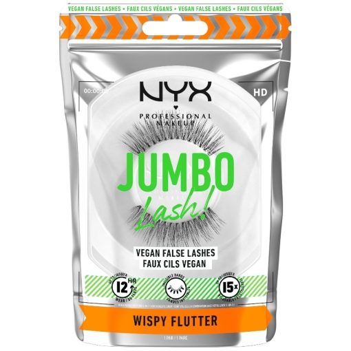 shop NYX Prof. Makeup Jumbo Lash! Vegan False Lashes 10 gr.- 03 Wispy Flutter af NYX Professional Makeup - online shopping tilbud rabat hos shoppetur.dk