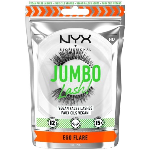 shop NYX Prof. Makeup Jumbo Lash! Vegan False Lashes 10 gr. - 05 Ego Flare af NYX Professional Makeup - online shopping tilbud rabat hos shoppetur.dk