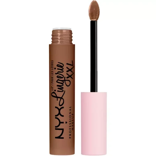 shop NYX Prof. Makeup Lip Lingerie XXL Matte Liquid Lipstick 4 ml - 29 Hot Caramelo af NYX Professional Makeup - online shopping tilbud rabat hos shoppetur.dk