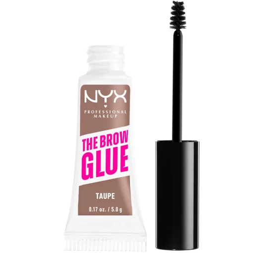 shop NYX Prof. Makeup The Brow Glue Instant Styler 5 gr. - 02 Taupe af NYX Professional Makeup - online shopping tilbud rabat hos shoppetur.dk