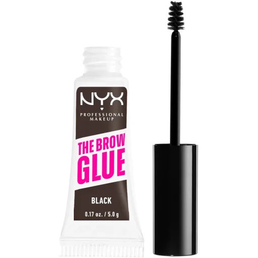 shop NYX Prof. Makeup The Brow Glue Instant Styler 5 gr. - 05 Black af NYX Professional Makeup - online shopping tilbud rabat hos shoppetur.dk